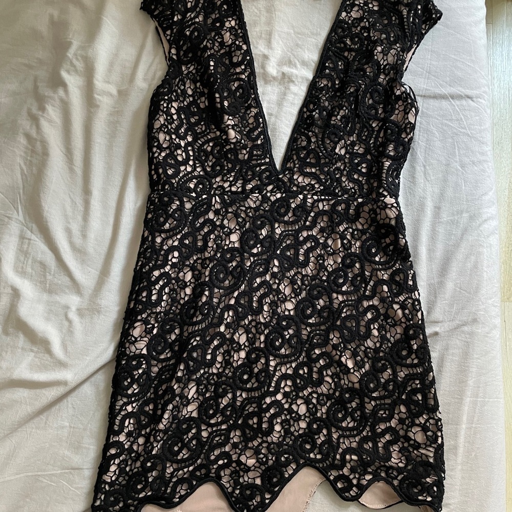 NWOT Blessed Are The Meek Serpent Queen Backless Mini Backless Dress Size 3 - Picture 3 of 5